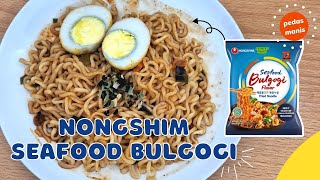 NONGSHIM SEAFOOD BULGOGI  MIE GORENG KOREA PEDAS MANIS [upl. by Assenahs]