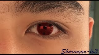 Magic 4  Real life Sharingan eyes Naruto  Đôi mắt Sharingan ngoài đời thực [upl. by Ecertap59]