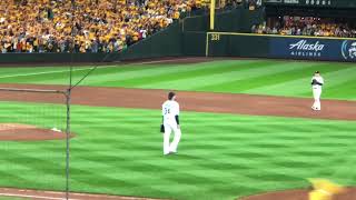 Felix Hernandez His last MLB out for Ms  September 26 2019 [upl. by Anastasio]