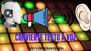 🔊 Cómo Convertir de Texto a Voz Realista Online  Gratis [upl. by Eyks]