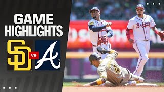 Padres vs Braves Game 2 Highlights 52024  MLB Highlights [upl. by Adlesirg]