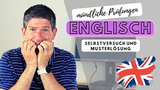 Mündliche Abiturprüfung Englisch  Beispiel und Musterlösung  1 Prüfungsteil  Abitur 2024 [upl. by Arratoon]