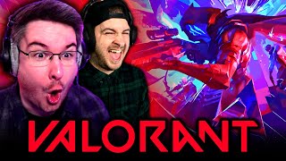 WE WATCHED EVERY VALORANT CINEMATIC  VALORANT CINEMATICS 18 REACTION 2024 [upl. by Aneeres755]