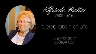 Celebration of Life  Elfriede Rattai [upl. by Haelam]