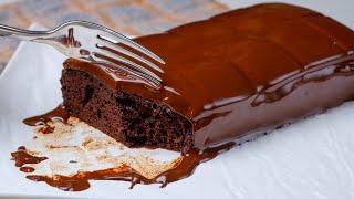 The Ultimate Gooey Chocolate Cake  Just mix it and youre done  Pure Quick Chocolate Cake Recipe [upl. by Naeroled]