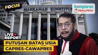 LIVE Sidang Putusan MK soal Batas Usia CapresCawapres [upl. by Gent]