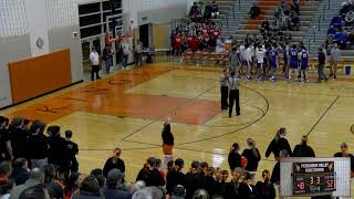 Boys basketball vs Downingtown West District Playoff with commentary [upl. by Ainesell]