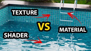 Textures vs Materials Vs Shaders What you Need to Know [upl. by Skelly929]