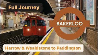 This Is The Bakerloo Line Train to PADDINGTON [upl. by Laural488]