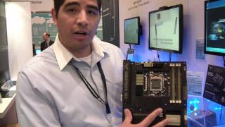 Sabertooth P67 Motherboard with Thermal Armor  ASUS  CES 2011 [upl. by Ahsier]