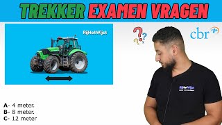 3 CBR Trekker theorie examen vragen 🚜 Rijbewijs T [upl. by Sacram619]