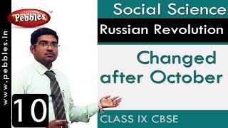 Changed after October  Russian Revolution  Social  CBSE Syllabus  Class 9 [upl. by Anawk]