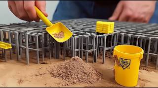 Man Builds 5Floor Building With Mini Bricks  SmallScale DIY OUROBOROSARQ192 [upl. by Gearalt]