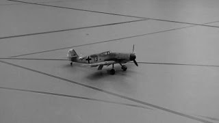 Micro Bf 109 G6 quotRote 13quot First Flights in Knittlingen [upl. by Anailuj]