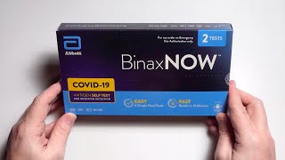 HOW TO USE BinaxNOW Antigen Rapid Test Kit [upl. by Tootsie]