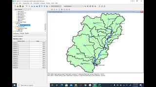 Hydrologic Modeling Using HECHMS 89  Creating Control Specification and Simulation Run [upl. by Alyk]