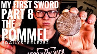 MAKING MY FIRST SWORD Part 8  The POMMEL to End Him Rightly Screwdriver required [upl. by Ayik]