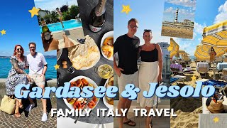 Italy Travel Vlog 2024 Gardasee Sirmione Bardolino Aquapark Lazise Jesolo amp Grado [upl. by Sirovat42]