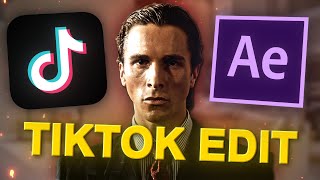 Make A TikTok Edit I After Effects Tutorial [upl. by Ahsiket30]