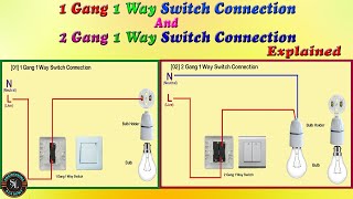 Wiring a Single Way Switch using a Double Pole Switch [upl. by Nywrad]