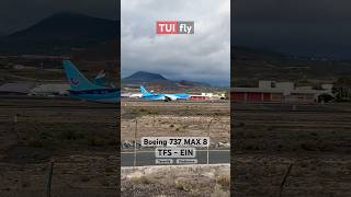 TUI takeoff from Tenerife Boring 737 MAX 8 [upl. by Keyser]