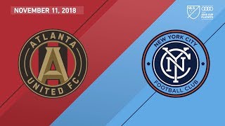 HIGHLIGHTS Atlanta United FC vs New York City FC  November 11 2018 [upl. by Katie]