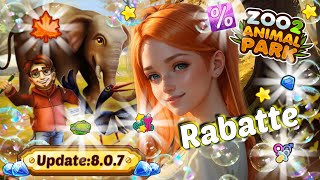 Zoo 2 Animal Park 247  Patch 807 Viele Rabatte und Herbst Event geht zu Ende [upl. by Waynant]