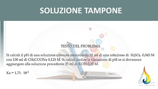 Soluzione Tampone 2  Esercizi di STECHIOMETRIA commentati [upl. by Zitah]