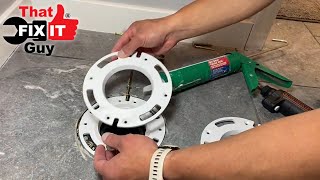 Toilet Install With Flange Sitting To Low [upl. by Attenra]