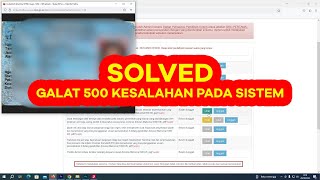 SOLUSI GALAT 500 KESALAHAN PADA SISTEM GAGAL MENGUNGGAH DOKUMEN  MENDAFTAR CPNS 2023 [upl. by Brena]