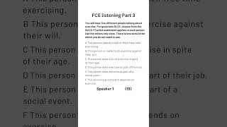 B2 FIRST CERTIFICATE FCE Listening 2024 part 3 with answers b2firstlisteningtests learnenglish [upl. by Beauchamp]