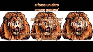 Settembre Peppino Gagliardi karaoke strumentale [upl. by Biagio]