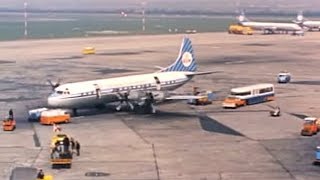 19501970 Schiphol een enorme vlucht  oude filmbeelden [upl. by Norihs]