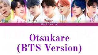 أغنية بتس اليابانية BTS 방탄소년단  OTSUKARE SONG Color Coded Lyrics EngArabic sub가사مترجمة عربي [upl. by Ahtela]