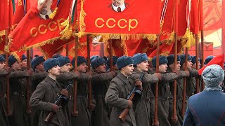 Return of the SovietUnion  Soviet march 2022 Victory Parade [upl. by Mariam]