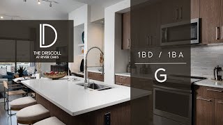 G Floor Plan 1 bd  1 ba Model [upl. by Neddie]