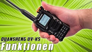 Quansheng UVK5 📱 Bedienung und Funktionen [upl. by Atteirneh]