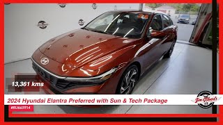 For Sale  2024 Hyundai Elantra Preferred with Sun amp Tech Package  Used Car  Preowned Vehicles [upl. by Gwennie283]