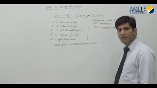 Mole in Terms of Volume Mole Concept Chemistry  Amity [upl. by Egdamlat480]