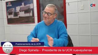 Diego Spineta  Presidente de la UCR nuevejuliense [upl. by Zeeba338]