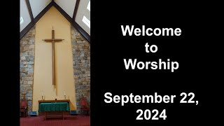 Colesville Presbyterian Church Livestream September 22 2024 [upl. by Ytissac]