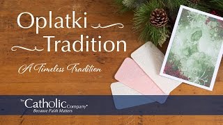 Oplatki Christmas Wafer Tradition  The Catholic Company [upl. by Adila362]