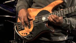 Victor Wooten gives amazing solo bass performance EMG [upl. by Haslett]