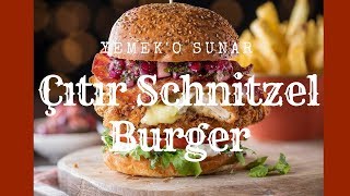 Özel Sosu ile Çıtır Şinitzel Burger [upl. by Aniara]