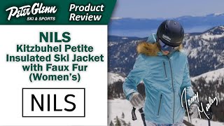 Nils Kitzbuhel Petite Insulated Ski Jacket with Faux Fur Womens  W2324 Product Review [upl. by Yenrab]