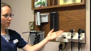 Clinical Med Asst Duties Starting a Shift  Medical Assistant Skills Video 3 [upl. by Eilarol]