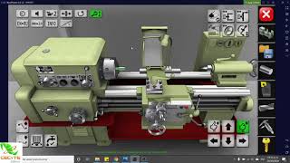 Lathe Simulator Lite Obtener Cero de pieza [upl. by Muire]