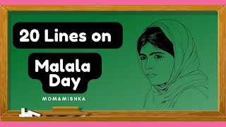 World Malala day  Biography  Malala Yousafzai in English  Facts about Malala  Nobel Prize Winner [upl. by Aicatan]