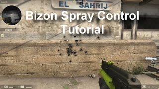 CSGO  Bizon Spray Control Tutorial [upl. by Yonit]