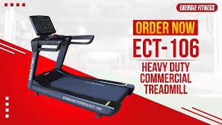 Best Commercial Treadmill  Running Machine  ECT106  Best Treadmill [upl. by Enelec47]